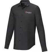 Cuprite męska organiczna koszulka z długim rękawem z certyfikatem GOTS, 3xl, czarny