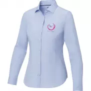 Cuprite damska organiczna koszulka z długim rękawem z certyfikatem GOTS, m, niebieski