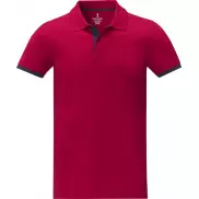 Męska koszulka polo duotone Morgan z krótkim rękawem, xs, czerwony