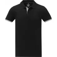 Męska koszulka polo duotone Morgan z krótkim rękawem, 3xl, czarny