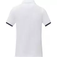 Damska koszulka polo duotone Morgan z krótkim rękawem, l, biały