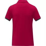 Damska koszulka polo duotone Morgan z krótkim rękawem, m, czerwony
