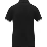 Damska koszulka polo duotone Morgan z krótkim rękawem, 2xl, czarny