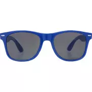 Okulary przeciwsłoneczne z plastiku PET z recyklingu Sun Ray, niebieski