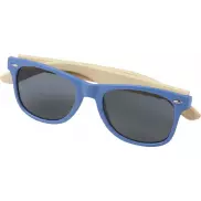 Okulary przeciwsłoneczne z bambusa Sun Ray, niebieski