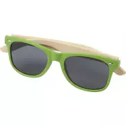 Okulary przeciwsłoneczne z bambusa Sun Ray, zielony