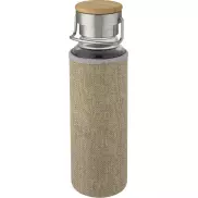 Szklana butelka Thor o pojemności 660 ml z neoprenowym pokrowcem, piasek pustyni