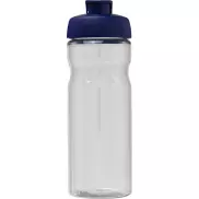 Bidon H2O Active® Base Tritan™ o pojemności 650 ml z klapką, biały, niebieski