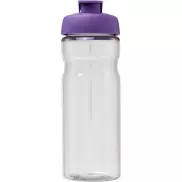 Bidon H2O Active® Base Tritan™ o pojemności 650 ml z klapką, biały, fioletowy