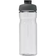 Bidon H2O Active® Base Tritan™ o pojemności 650 ml z klapką, biały, szary