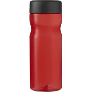 Bidon H2O Active® Base Tritan™ o pojemności 650 ml z zakrętką, czerwony, czarny