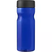 Bidon H2O Active® Base Tritan™ o pojemności 650 ml z zakrętką, niebieski, czarny