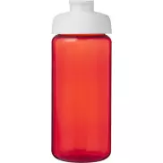 Bidon H2O Active® Octave Tritan™ o pojemności 600 ml, czerwony, biały