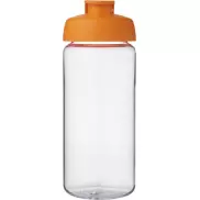 Bidon H2O Active® Octave Tritan™ o pojemności 600 ml, biały, pomarańczowy