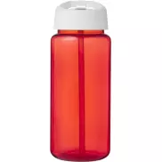 Bidon H2O Active® Octave Tritan™ o pojemności 600 ml z dzióbkiem, czerwony, biały