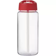 Bidon H2O Active® Octave Tritan™ o pojemności 600 ml z dzióbkiem, biały, czerwony