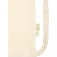 Plecak ściągany sznurkiem Orissa z bawełny organicznej z certyfikatem GOTS o gramaturze 140 g/m², piasek pustyni