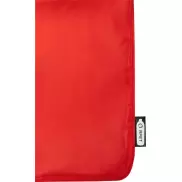 Duża torba Ash z plastku PET z recyklingu i certyfikatem GRS, czerwony