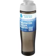 H2O Active® Eco Tempo 700 ml bidon z klapką, biały, szary