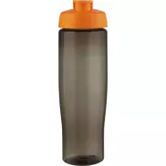 H2O Active® Eco Tempo 700 ml bidon z klapką, pomarańczowy, szary