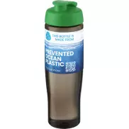 H2O Active® Eco Tempo 700 ml bidon z klapką, zielony, szary