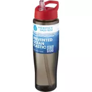 H2O Active® Eco Tempo 700 ml bidon z wyciąganym dzióbkiem, czerwony, szary