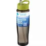 H2O Active® Eco Tempo 700 ml bidon z wyciąganym dzióbkiem, zielony, szary