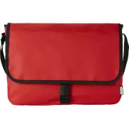 Omaha torba na ramię z tworzywa sztucznego pochodzącego z recyklingu, czerwony