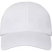 Cerus 6-panelowa luźna czapka z daszkiem, biały