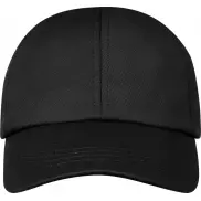 Cerus 6-panelowa luźna czapka z daszkiem, czarny