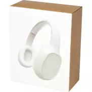 Riff słuchawki Bluetooth® z mikrofonem ze słomy pszenicznej, biały
