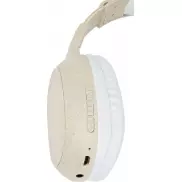 Riff słuchawki Bluetooth® z mikrofonem ze słomy pszenicznej, biały