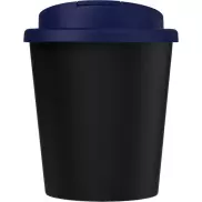 Kubek Americano® Espresso Eco z recyklingu o pojemności 250 ml z pokrywą odporną na zalanie , czarny, niebieski