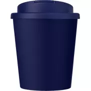 Kubek Americano® Espresso Eco z recyklingu o pojemności 250 ml z pokrywą odporną na zalanie , niebieski