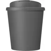 Kubek Americano® Espresso Eco z recyklingu o pojemności 250 ml z pokrywą odporną na zalanie , szary