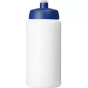 Bidon Baseline® Plus o pojemności 500 ml, niebieski, biały