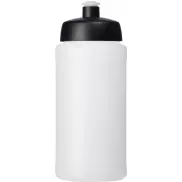 Bidon Baseline® Plus o pojemności 500 ml, czarny, biały