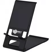 Rise smukły aluminiowy stojak na telefon, czarny