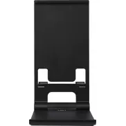Rise smukły aluminiowy stojak na telefon, czarny