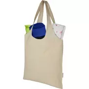 Pheebs modna torba na zakupy o pojemności 7 l z bawełny z recyklingu o gramaturze 150 g/m², piasek pustyni