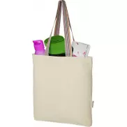 Rainbow torba na zakupy o pojemności 5 l z bawełny z recyklingu o gramaturze 180 g/m², piasek pustyni