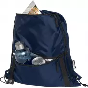 Adventure termoizolowana torba ściągana sznurkiem o pojemności 9 l z materiału z recyklingu z certyfikatem GRS, niebieski