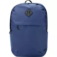 Repreve® Ocean Commuter plecak na laptopa 15 cali o pojemności 19 l z tworzyw sztucznego PET z recyklingu z certyfikatem GRS, niebieski