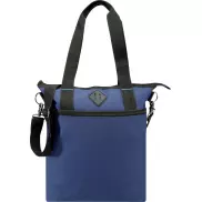 Repreve® Ocean torba z długimi uchwytami na laptopa 15 cali o pojemności 12 l z plastiku PET z recyklingu z certyfikatem GRS, niebieski