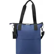 Repreve® Ocean torba z długimi uchwytami na laptopa 15 cali o pojemności 12 l z plastiku PET z recyklingu z certyfikatem GRS, niebieski