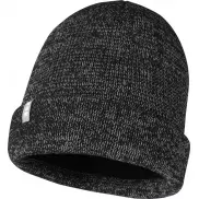Rigi czapka odblaskowa typu beanie, czarny