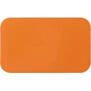 MIYO jednopoziomowe pudełko na lunch , pomarańczowy, biały