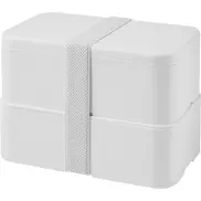 MIYO Pure dwupoziomowe pudełko na lunch, biały