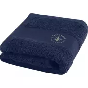 Sophia bawełniany ręcznik kąpielowy o gramaturze 450 g/m² i wymiarach 30 x 50 cm, niebieski
