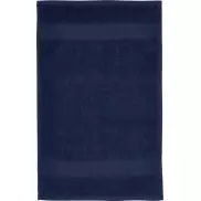 Sophia bawełniany ręcznik kąpielowy o gramaturze 450 g/m² i wymiarach 30 x 50 cm, niebieski